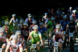 Mass start. Photo by Joe Sales