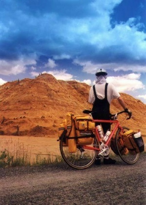 Stopping to check things out is what touring is all about. Photo courtesy of Arkel OverDesigns 