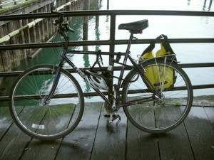 Mayor McGinn's Trek 700, the bike he uses to get around Seattle. Photo by Darren  Dencklau