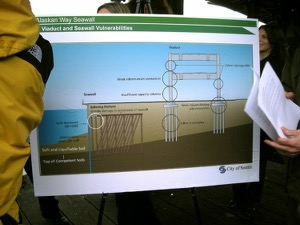 What the seawall and viaduct looks like now.  Photo by Darren  Dencklau