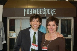 Hub and Bespoke co-owners Aldan and Juliette. Photo by Bicycle Paper