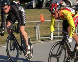 Sprinting it out.  Photo courtesy of City of Vancouver 