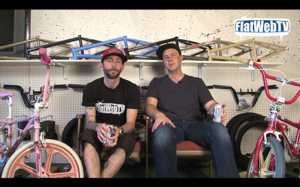 FlatWebTV hosts, Anthony Buglio and Justin Hoey. Photo courtesy of Justin Hoey 