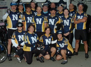 The family of Team Navy. 