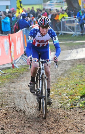 Owen Logan came in 17th in the Junior men's race. Photo by Canadian Cyclist