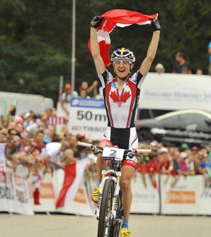 Catharine Pendrel 2011 World Champion Photo by Canadian Cyclist