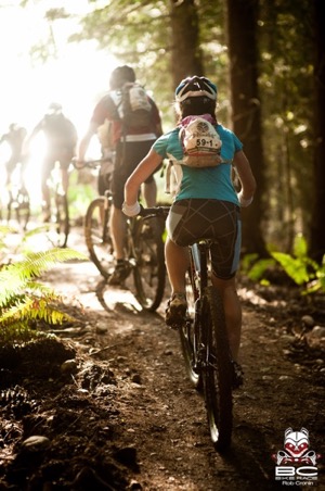 Riding with new people day after day teaches riders a lot about patience and good times. Photo by BC Bike Race 
