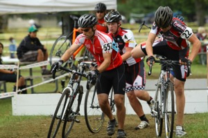 Obstacles like barriers make things interesting.  Photo by Wheels in Focus / Amara Edwards 